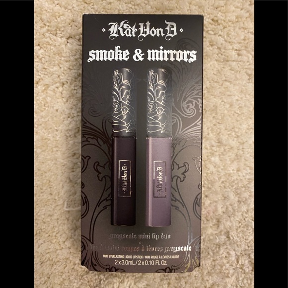 Kat Von D Other - 🛍Kat Von D Smoke & Mirrors grayscale mini lip duo Woolf & Dagger